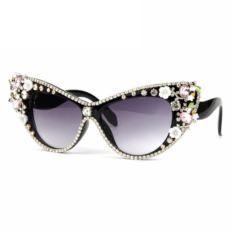 Trendy punk glasses uv protection sunshade