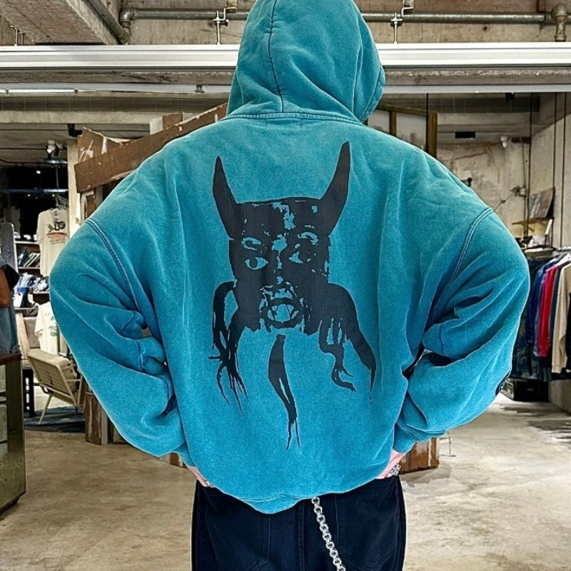 Unisex Vintage Hoodie Giant of Abstract Art Limited Edition Hoodie â€?Custom Heavyweight Fabric â€?Asut Enzyme-Wash Finish for Natural Fading