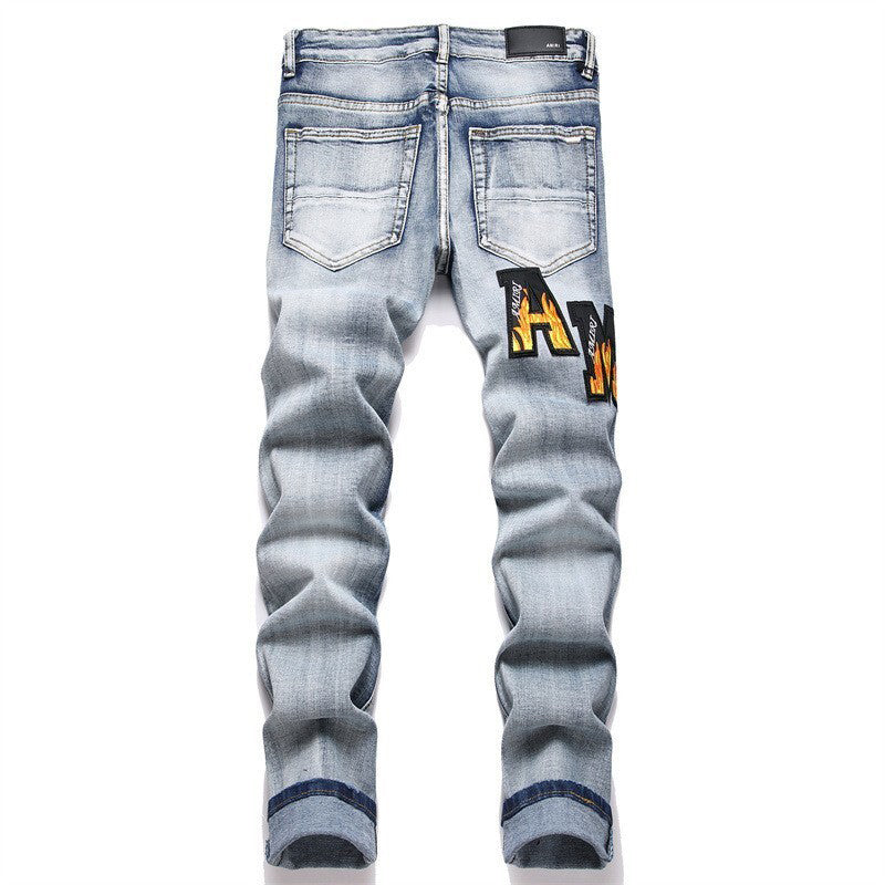 AMIRI Jeans High-quality distressed pure cotton