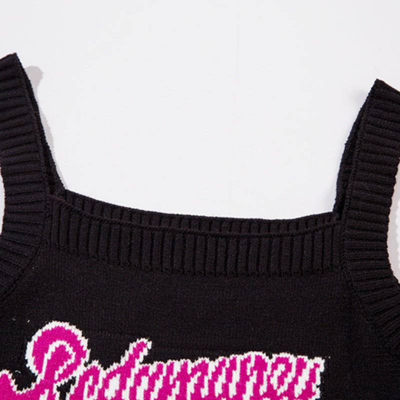 Unisex vintage camisole Sweet cherries