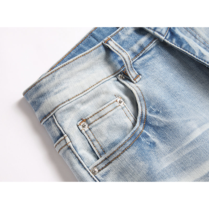 AMIRI Jeans High-quality distressed pure cotton
