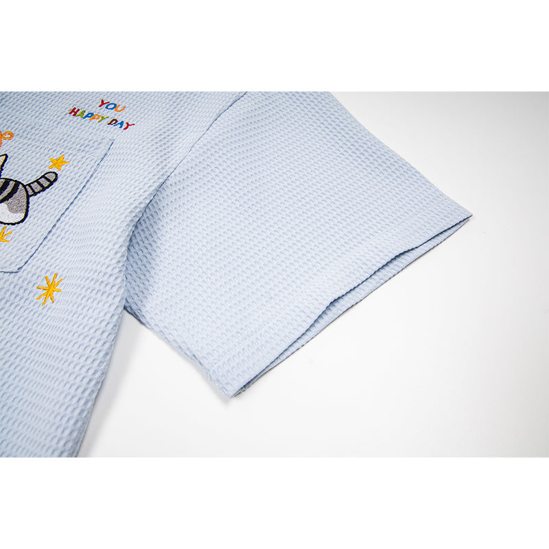 Unisex vintage T-shirt Polo shirt with a stand-up collar