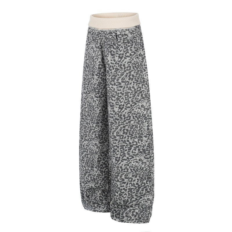 American-style streetwear harem pants Soft Textured Allover Print Apparel