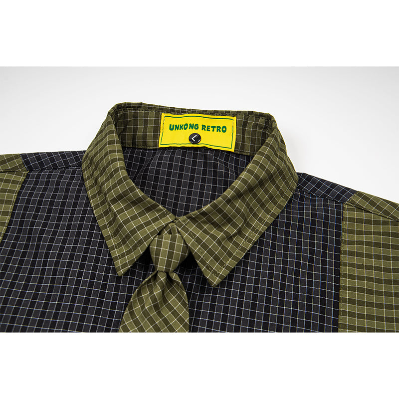 Unisex vintage T-shirt Polo shirt with a stand-up collar