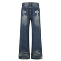 American-style streetwear harem pants Horizontal Scratch Mark Heavy Textured Fabric