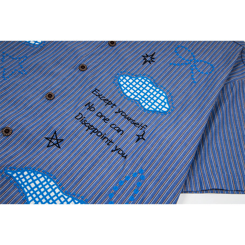 Unisex vintage T-shirt Polo shirt with a stand-up collar