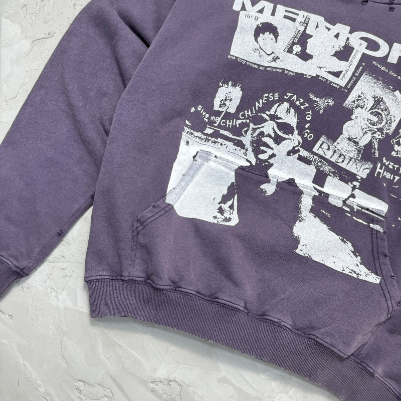 Unisex Vintage HoodiePurple Memories Limited Edition Hoodie â€?Custom-made using heavyweight [Indigo Purple] fabric identical to the original.