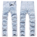 Mens Fashion Jeans Blue Ribbon 8862# Pure cotton high quality