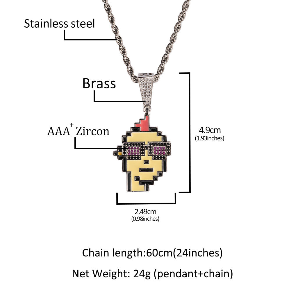 Jewelry MetaUniverse NFT Trend Pendant Marvel Universe Spectrum