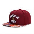 Trendy flat brimmed snapback hatskingdom come prayer gesture summer