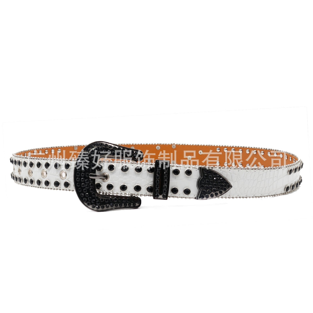 Hip-hop punk rhinestone belt bestme accessories