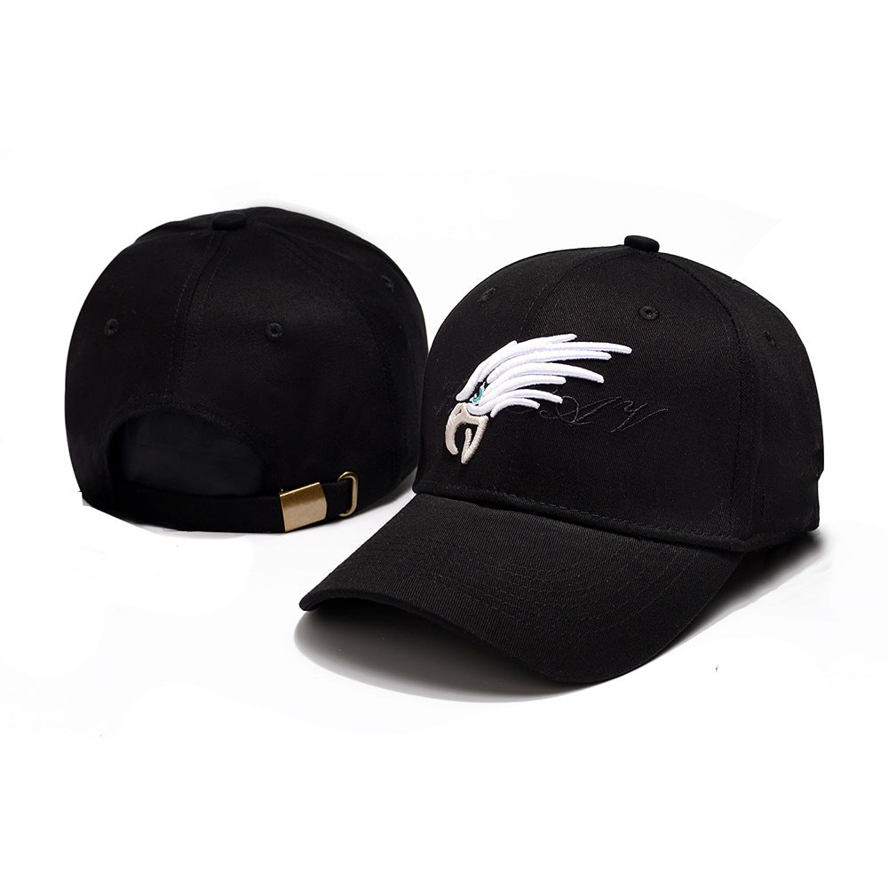 Trendy flat brimmed snapback hatseagle series