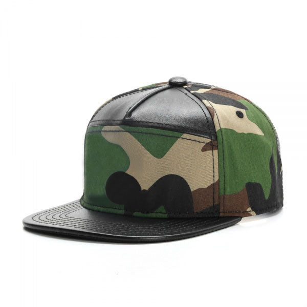 Trendy flat brimmed snapback hatsmesh adjustable sunshade