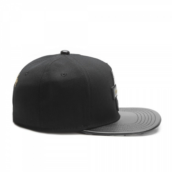 Trendy flat brimmed snapback hatssinner cap black prayer