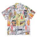 GUILTYPARTIES TIGER Shirts Basquiat graffiti Hawaiian short-sleeved flower shirt for men and women