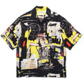 GUILTYPARTIES TIGER Shirts 24ss BASQUIAT, Graffiti Hawaiian Short Sleeve Shirt