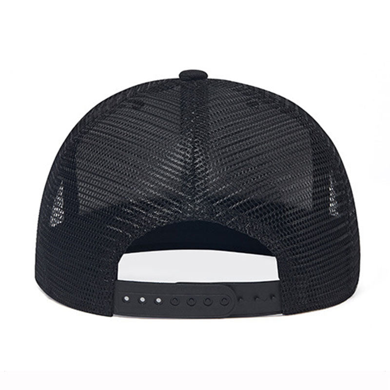 Trendy flat brimmed snapback hatsbreathable mesh
