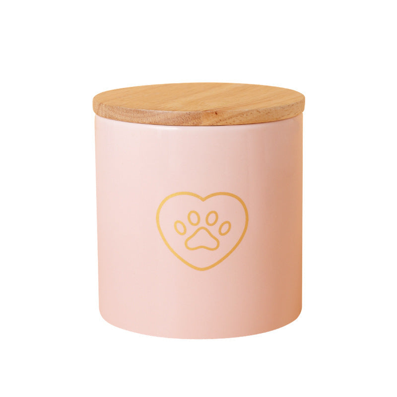 Pet Urn Ceramic Pet Urn Memorial Jar Cats and Dogs Funeral Supplies Sealed Urn Jar Jar