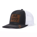 Trendy flat brimmed snapback hatsleather label letter spring summer mesh hat sunshade