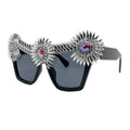 Trendy punk glasses retro butterfly frame