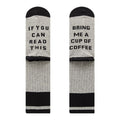 Men socks embroidered cotton knee socks