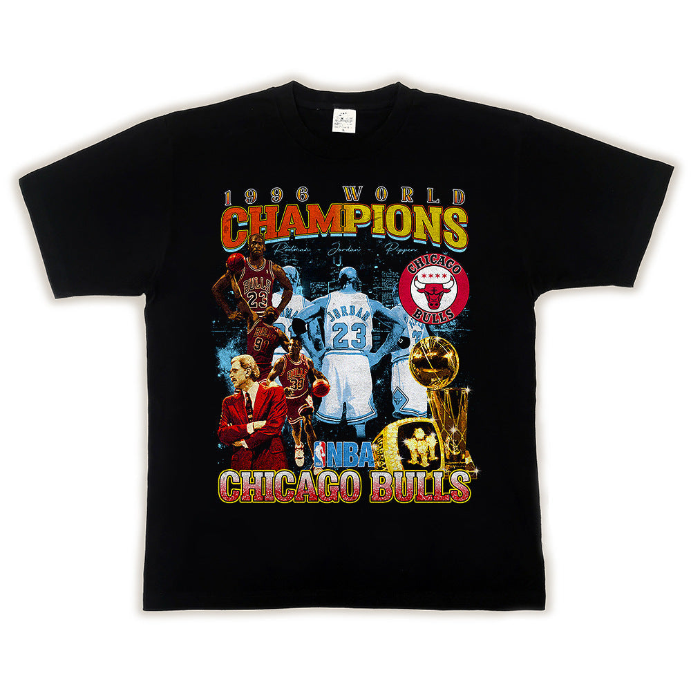 Nba T Shirt Star Kobe Kobe Loose Short Sleeve T-shirt High-quality pure cotton comfortable and trendy clothing