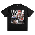 Nba T Shirt Allen Iverson Basketball Character Printed Short Sleeve T-shirt High-quality pure cotton comfortable and trendy clothing