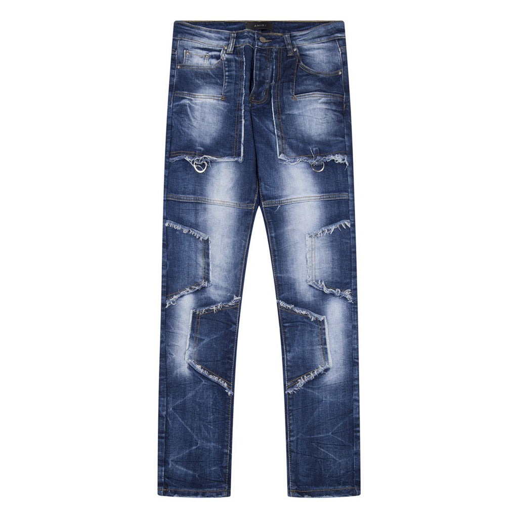 AMIRI Jeans Slim Fit Stretch Ripped Jeans