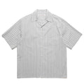 GUILTYPARTIES TIGER Shirts Striped color-matching rayon Hawaiian short-sleeved shirt Beach resort shirt