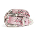 Hip-hop punk rhinestone belt skull accessories