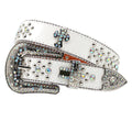 Hip-hop punk rhinestone belt punk style