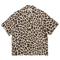 GUILTYPARTIES TIGER Shirts 23SS LEOPARD OPEN Leopard print Hawaiian short-sleeved shirt men
