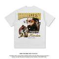 Nba T Shirt Printed Short Sleeve T-shirt Top Washed Pure Cotton High-quality pure cotton comfortable and trendy clothing