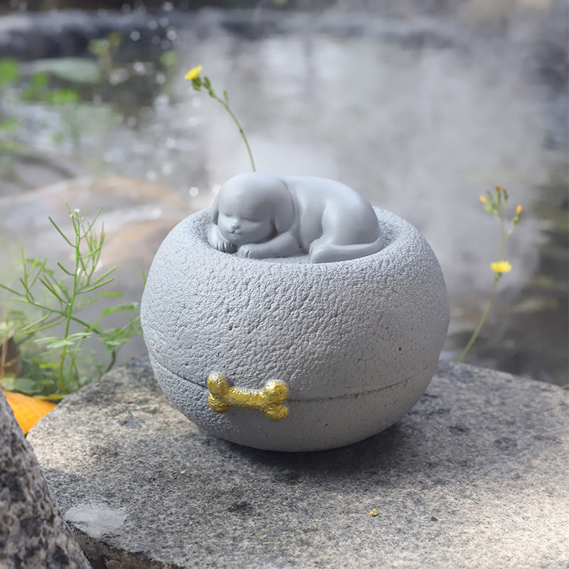 Pet Grave Marker Pet Funeral Memorial Urn Cat Dog Urn Storage Container Sacrifice Sacrifice Supplies