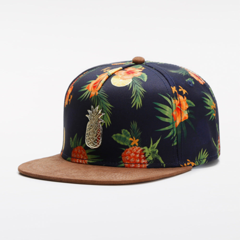 Trendy flat brimmed snapback hatsshade
