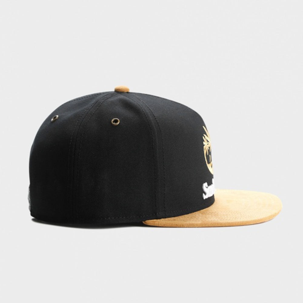 Trendy flat brimmed snapback hatssmokin' trees cap sunshade