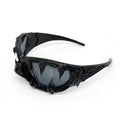 Trendy punk glasses y2k large frame eagle beak