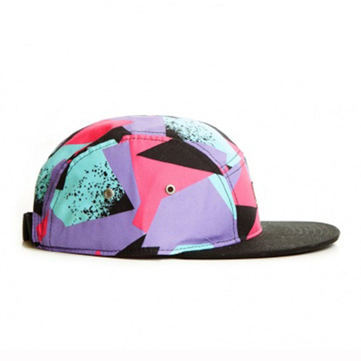 Trendy flat brimmed snapback hatscolorful adjustable sun hat