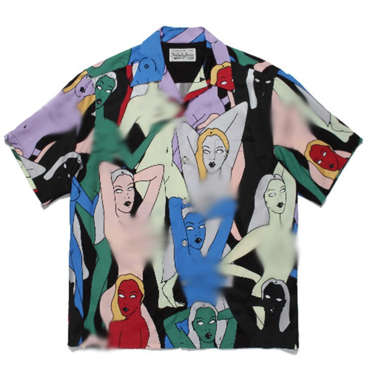 GUILTYPARTIES TIGER Shirts Exclusive Body Art, Naked Women Heaven Tokyo, Hawaii Short Sleeve Shirt
