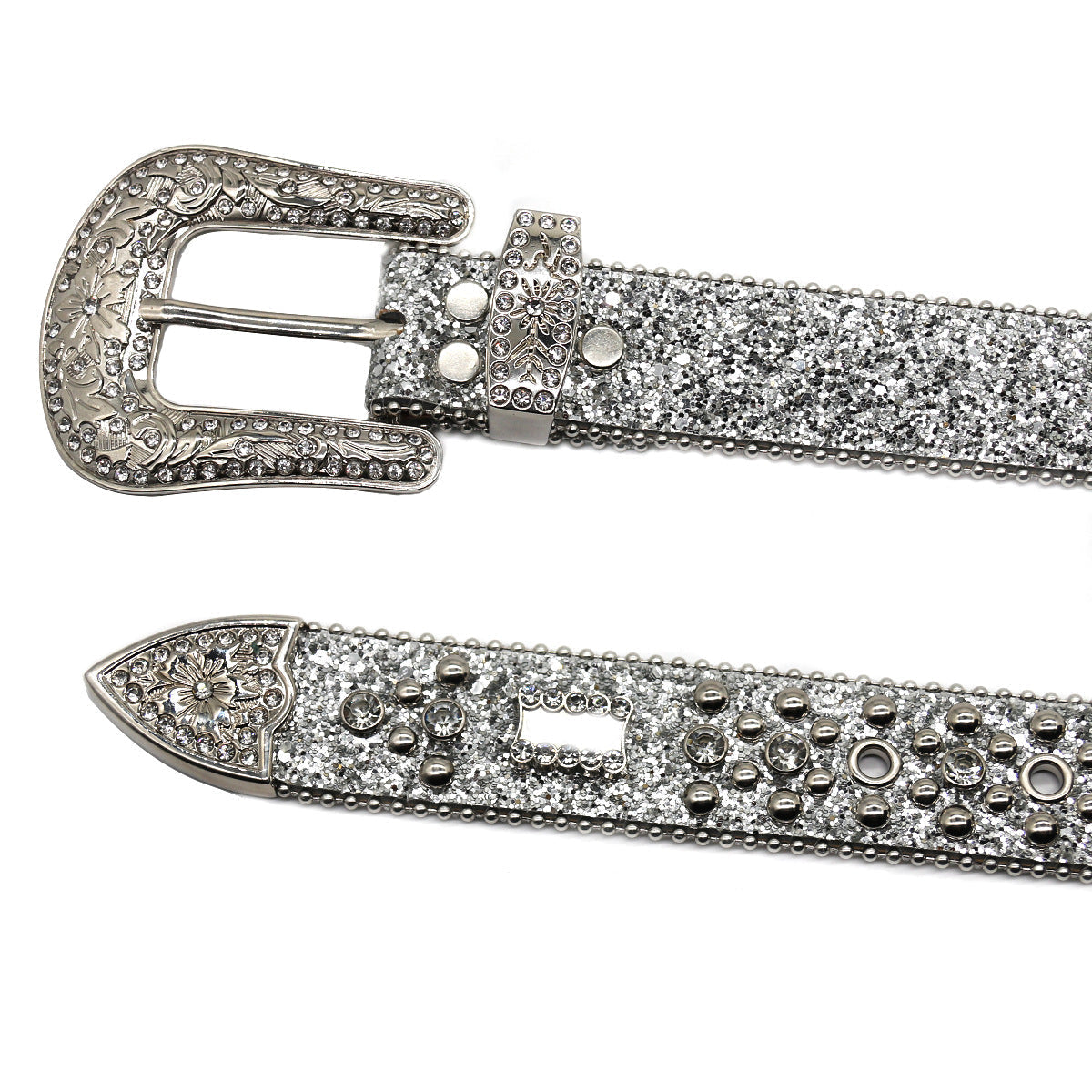 Hip-hop punk rhinestone belt fashionpunk style