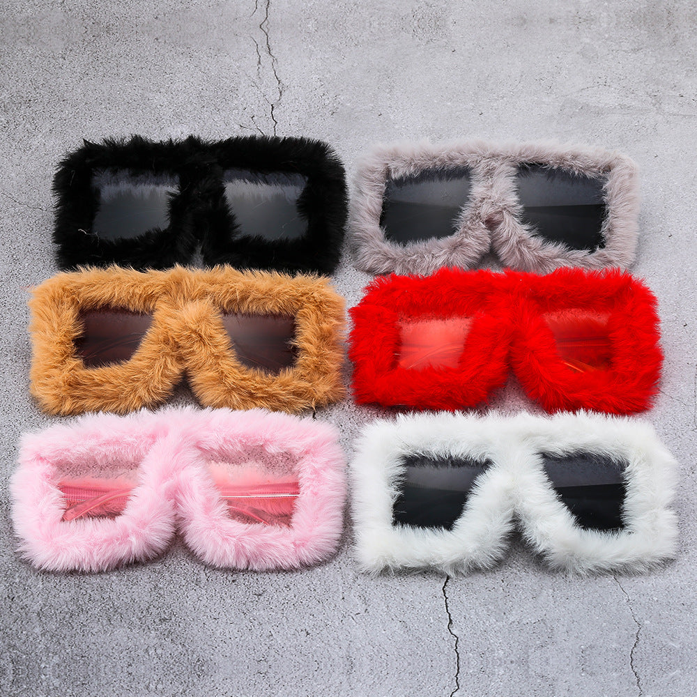 Trendy punk glasses sunshade uv protection