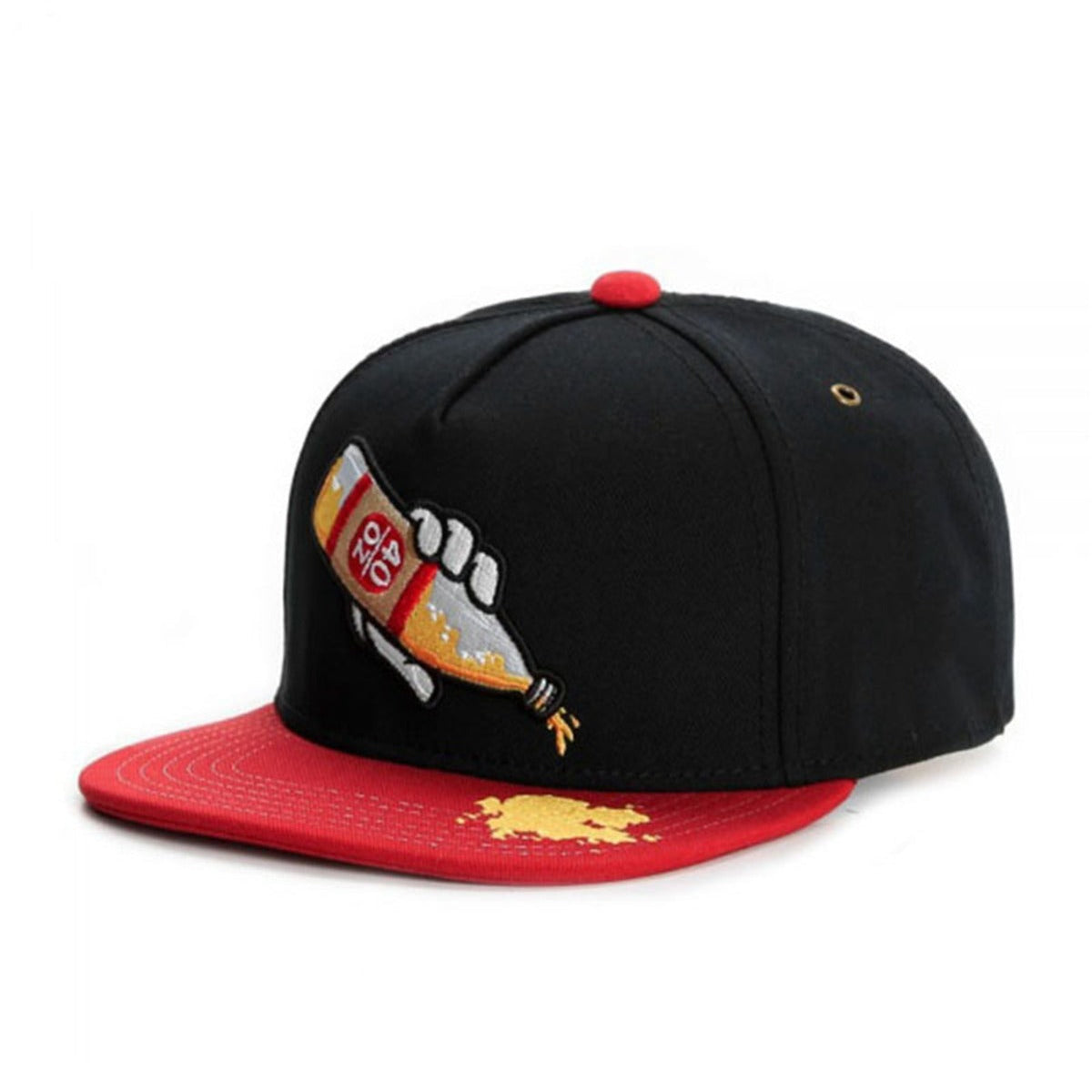 Trendy flat brimmed snapback hatsspring and summer breathable sunshade
