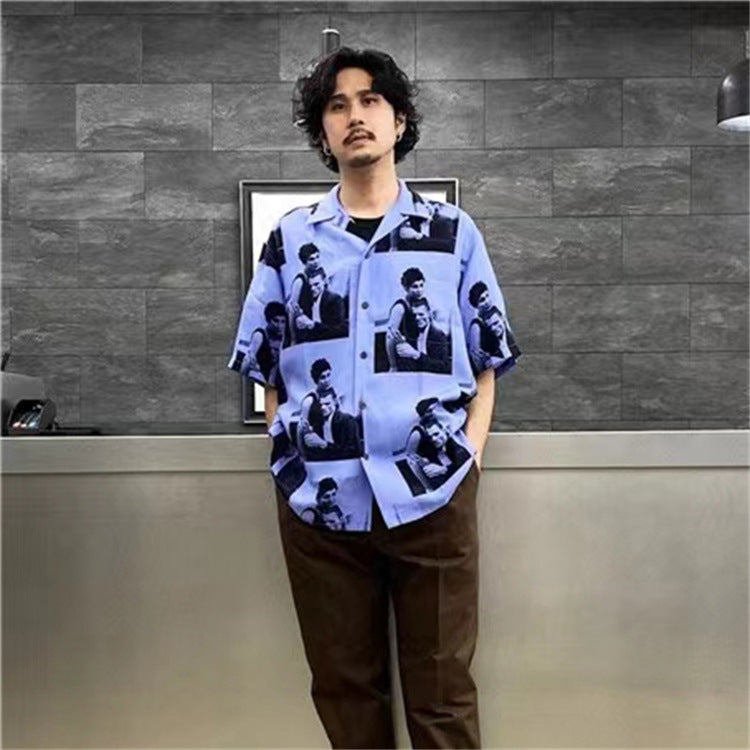 GUILTYPARTIES TIGER Shirts CHET BAKER Jazz Yosuke Hawaiian Short Sleeve Shirt Men