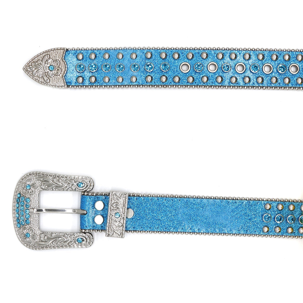 Hip-hop punk rhinestone belt y2k punk style