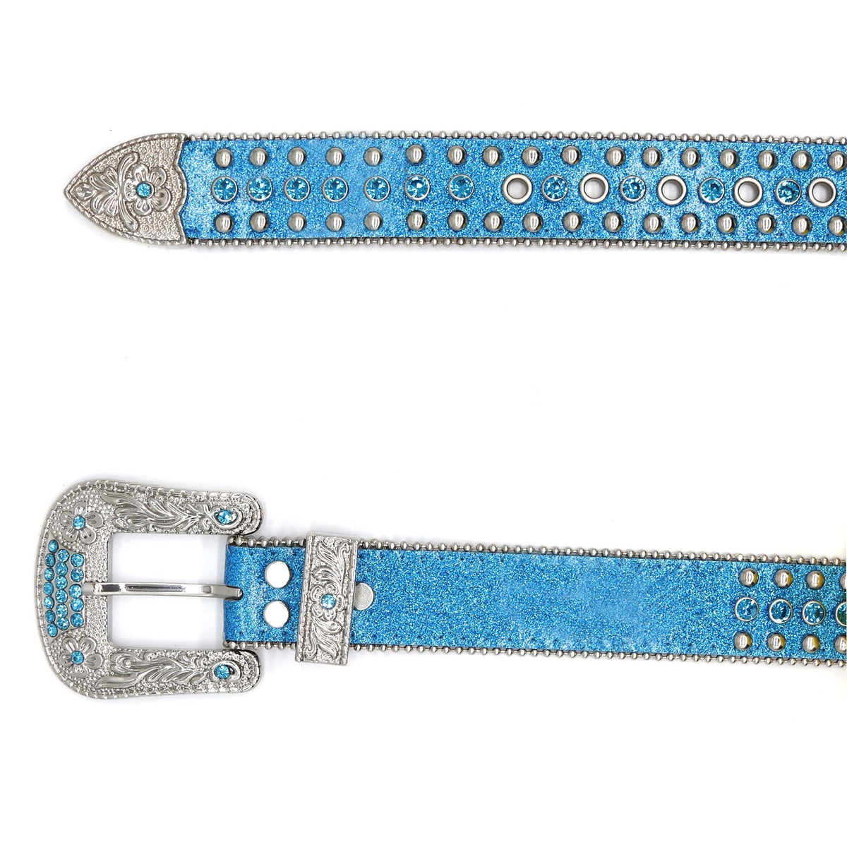 Hip-hop punk rhinestone belt y2k punk style