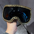 Trendy punk glasses retroall-in-one
