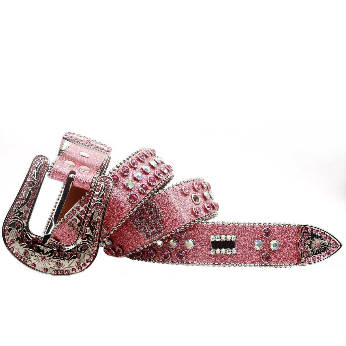 Hip-hop punk rhinestone belt sparkling diamond punk style