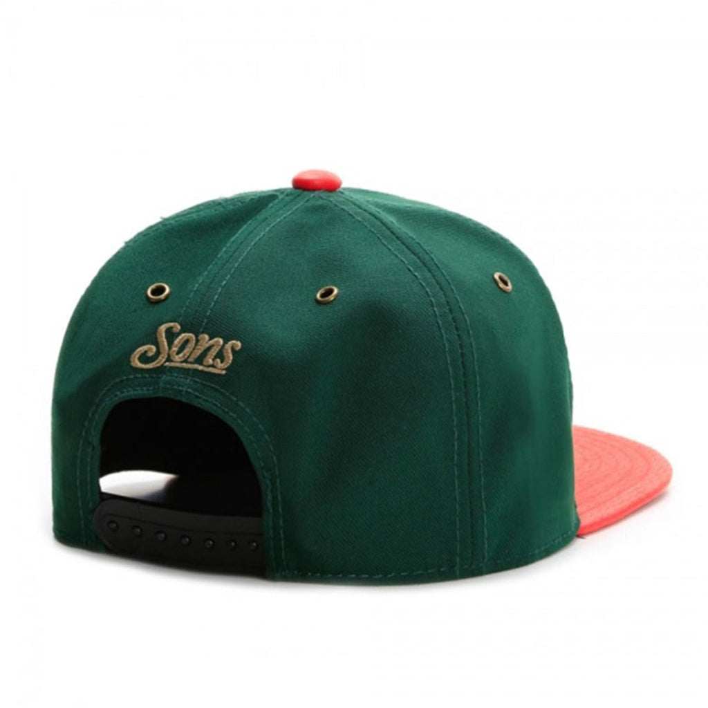 Trendy flat brimmed snapback hatsletterc