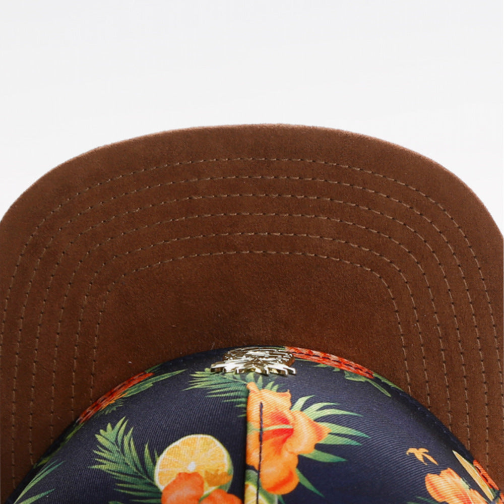 Trendy flat brimmed snapback hatsshade