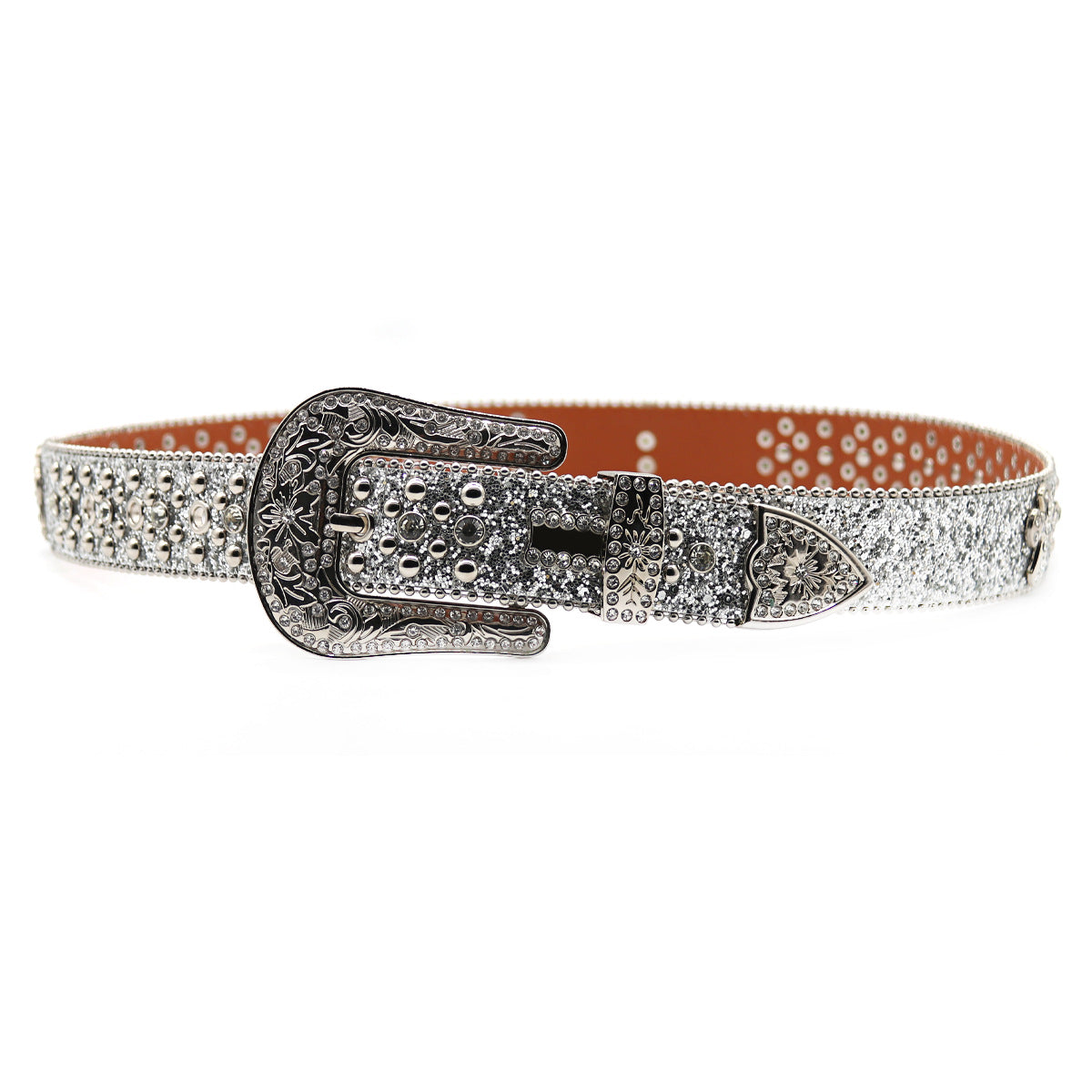 Hip-hop punk rhinestone belt fashionpunk style